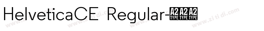 HelveticaCE  Regular字体转换
